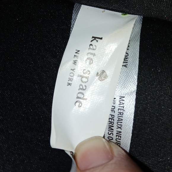 EUC Kate Spade Black And White Stripe 13"×9.5" Laptop Notebook Sleeve - Picture 7 of 9